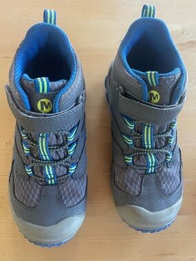 Merrell Chameleon Hiking Boots Trail Shoes Waterproof Kids Size 13.5